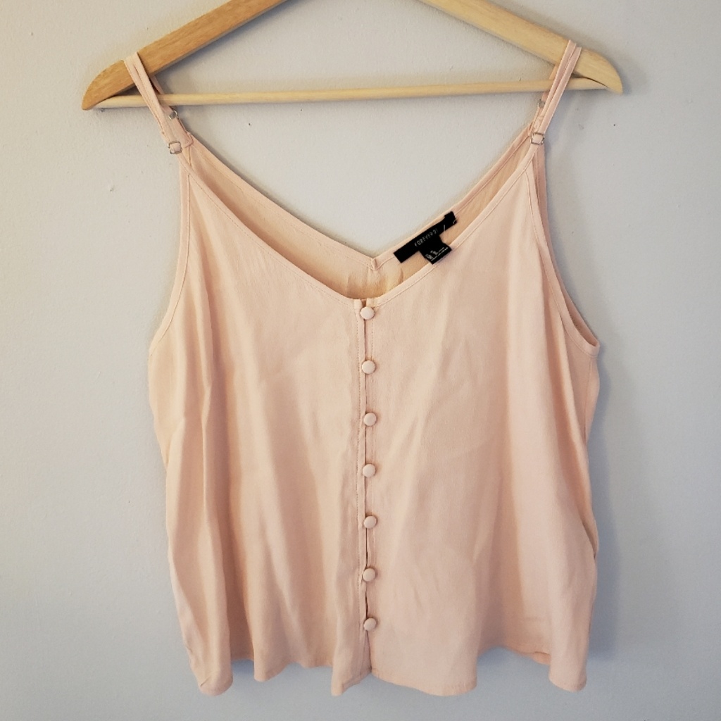 Blush Button Down Top